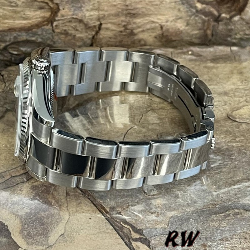 Rolex Day-Date 118239 white gold Silver Roman Numeral 36mm Unisex Replica Watch