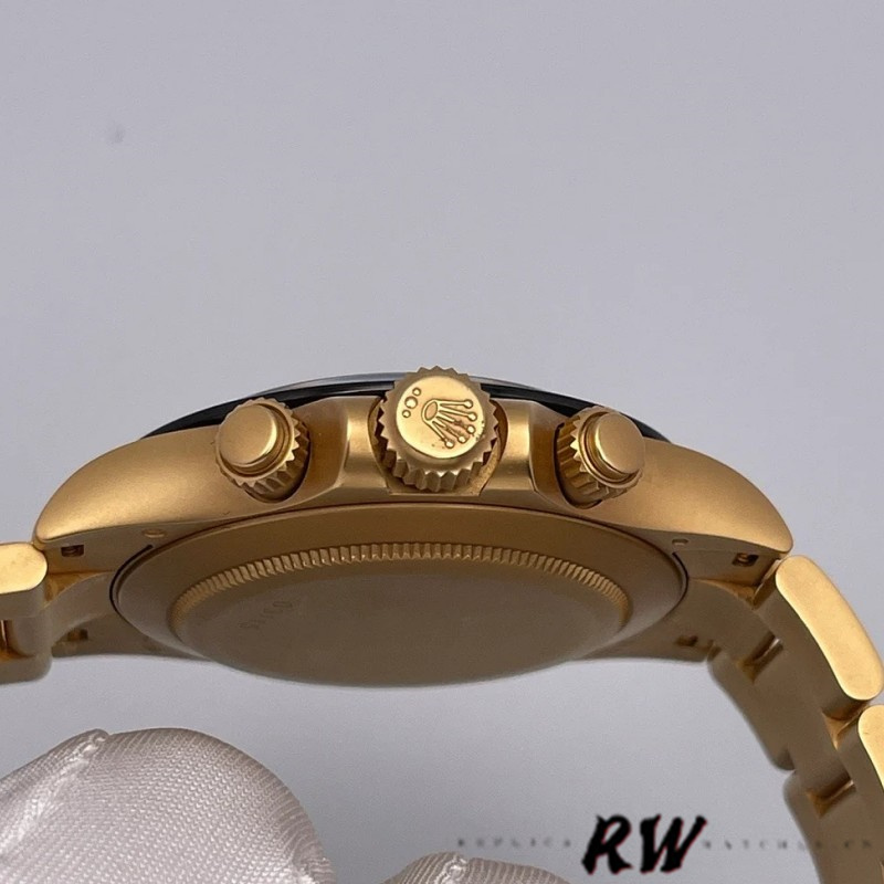 Rolex-Daytona 116528 Yellow Gold White Dial 40mm Mens Replica Watch