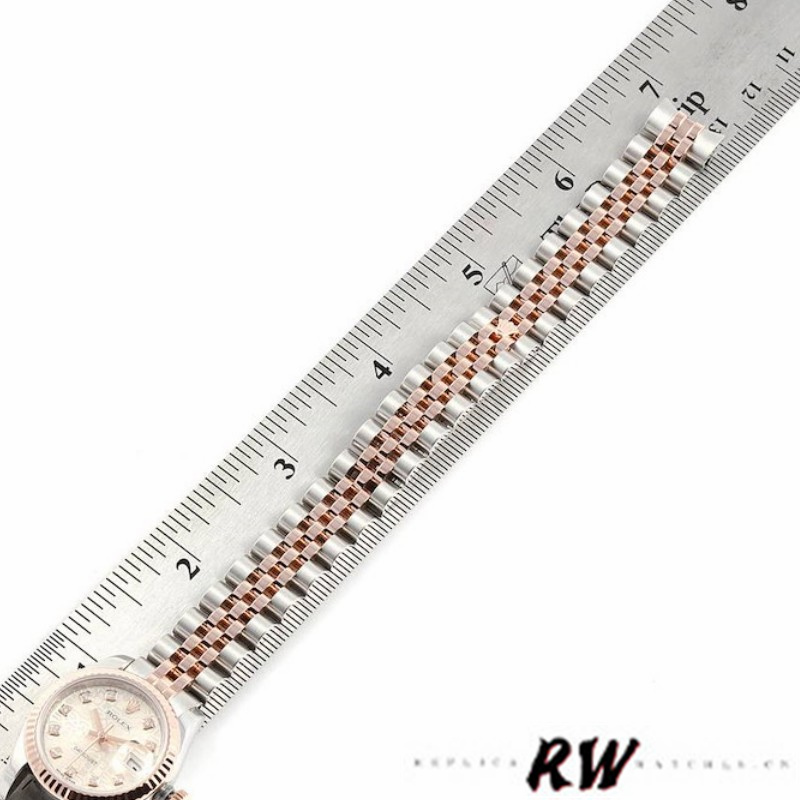 Rolex Datejust 179171 Silver jubilee anniversary Dial Fluted Bezel 26MM Lady Replica Watch