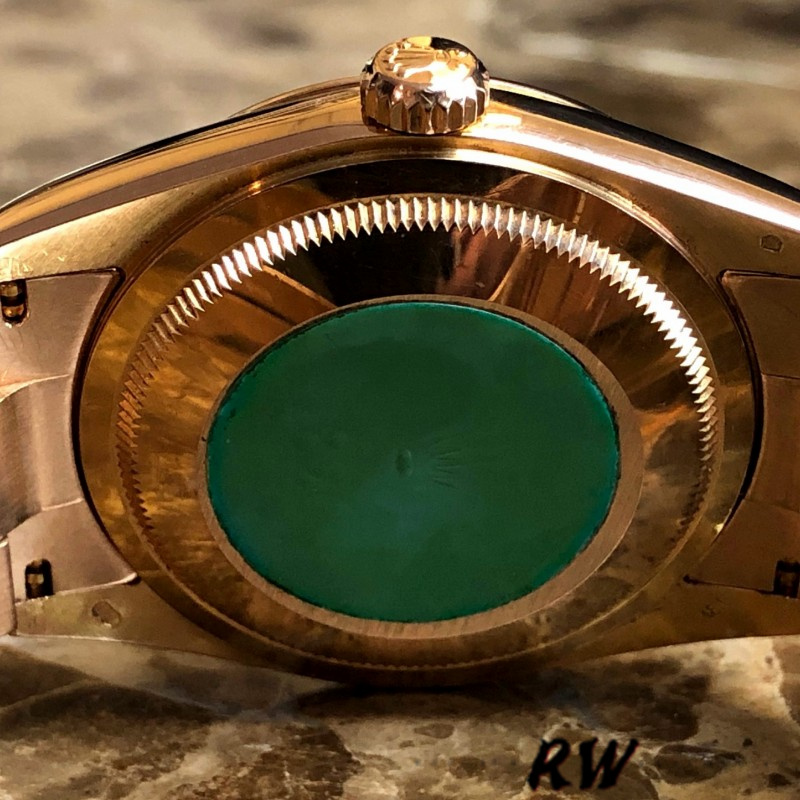 Rolex Day-Date 118205 Everose Gold White Dial 36mm Unisex Replica Watch