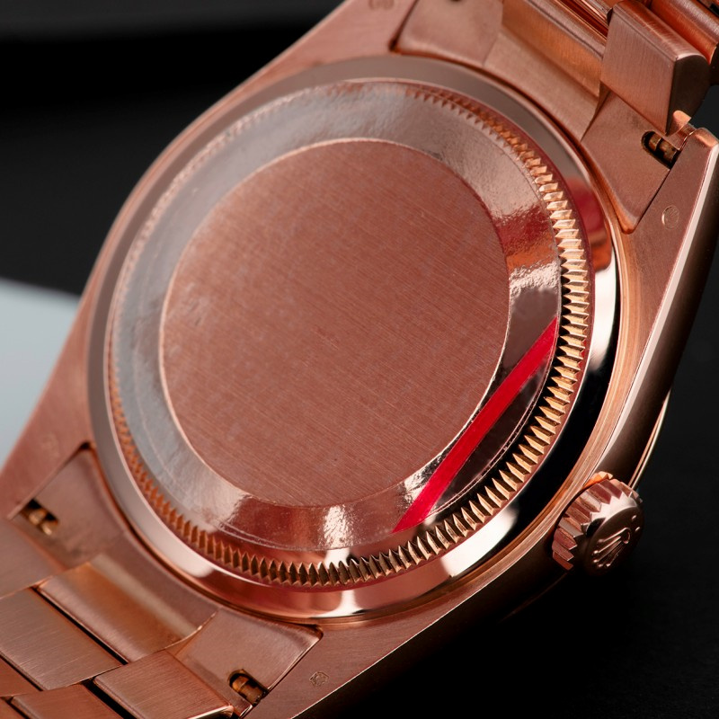 Rolex Day-Date 118205 Black Arabic Dial 36mm Unisex Replica Watch