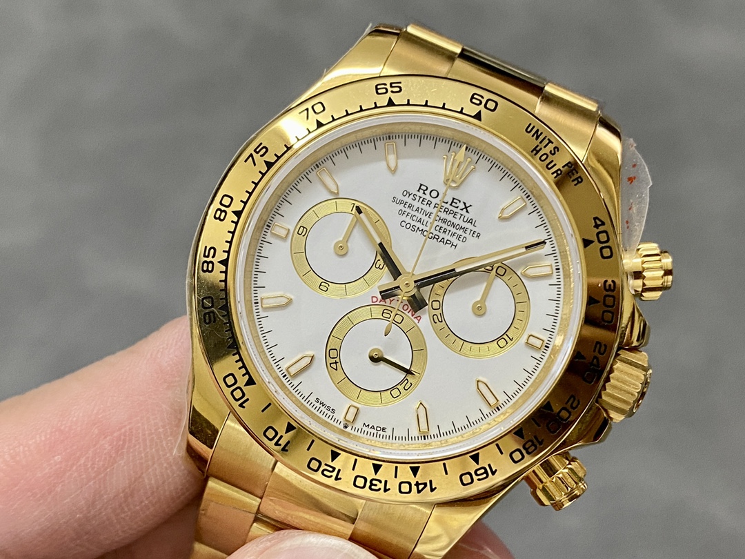 Rolex Cosmograph Daytona 116528 White Index Dial 40MM Mens Replica Watch