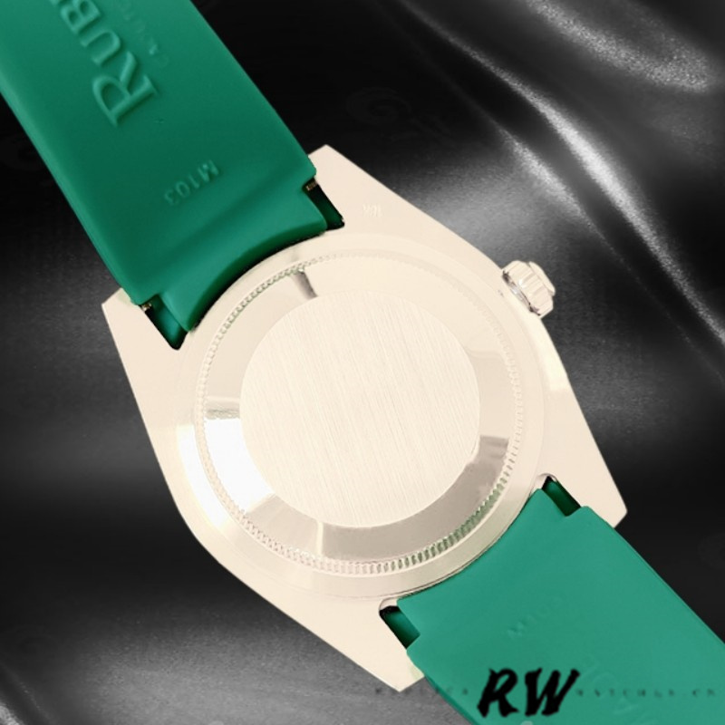 Rolex Submariner 116610 Green Dial Rubber strap 40mm Mens Replica Watch