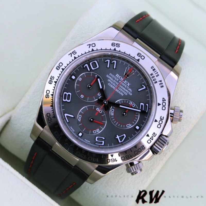 Rolex Cosmograph Daytona 116519 Grey Racing Dial 40mm Mens Replica Watch