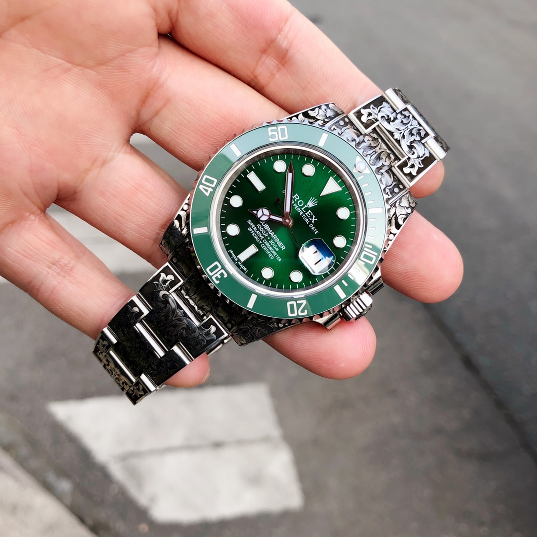 Huckleberry Custom Rolex Submariner Green