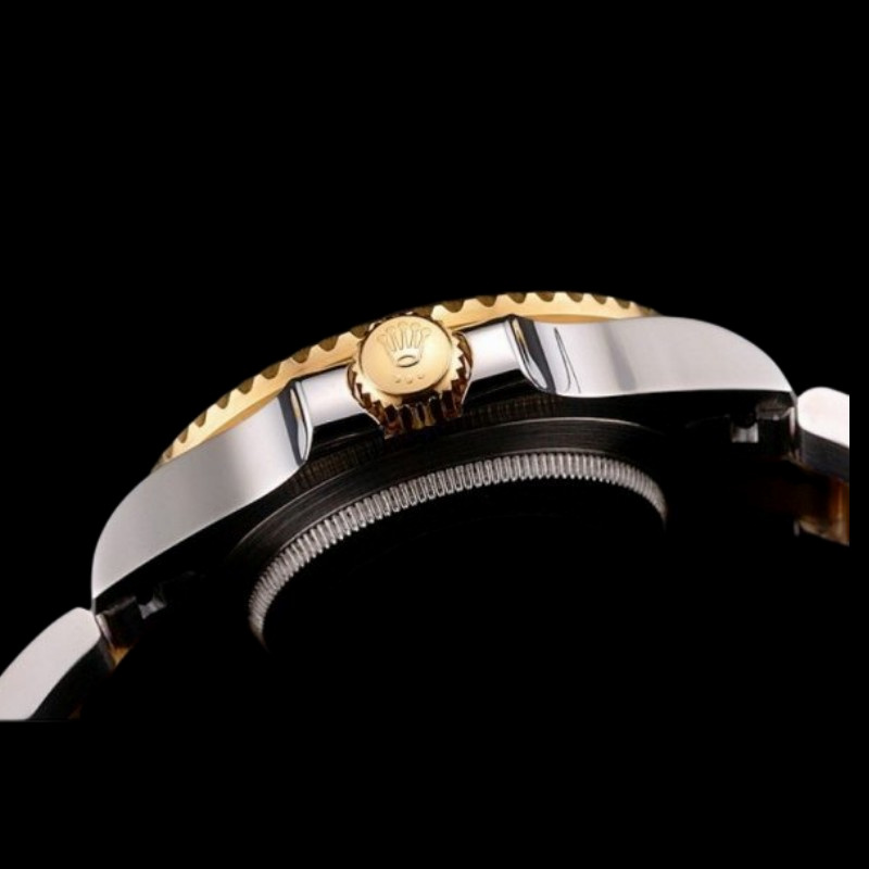 Rolex Submariner PR16233B Two Tone Blue Dial 41mm Mens Replica Watch