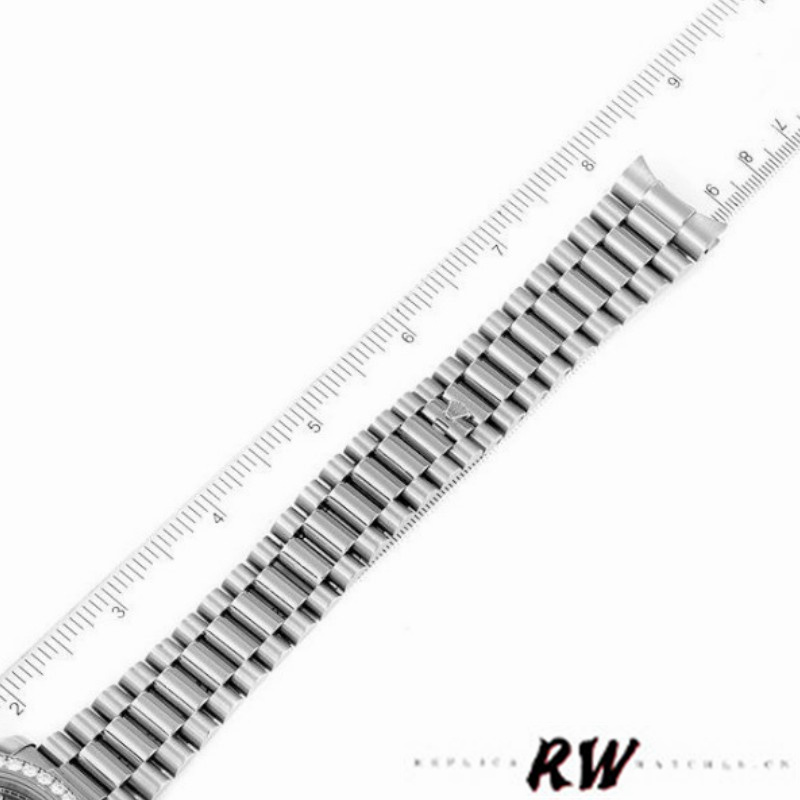 Rolex Day-Date 218349 Wave Blue Dial 41MM Mens Replica Watch