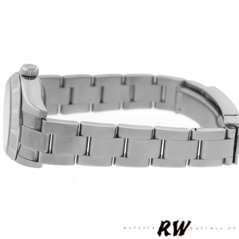 Rolex Oyster Perpetual 177210 Stainless Steel White Dial 31mm Lady Replica Watch