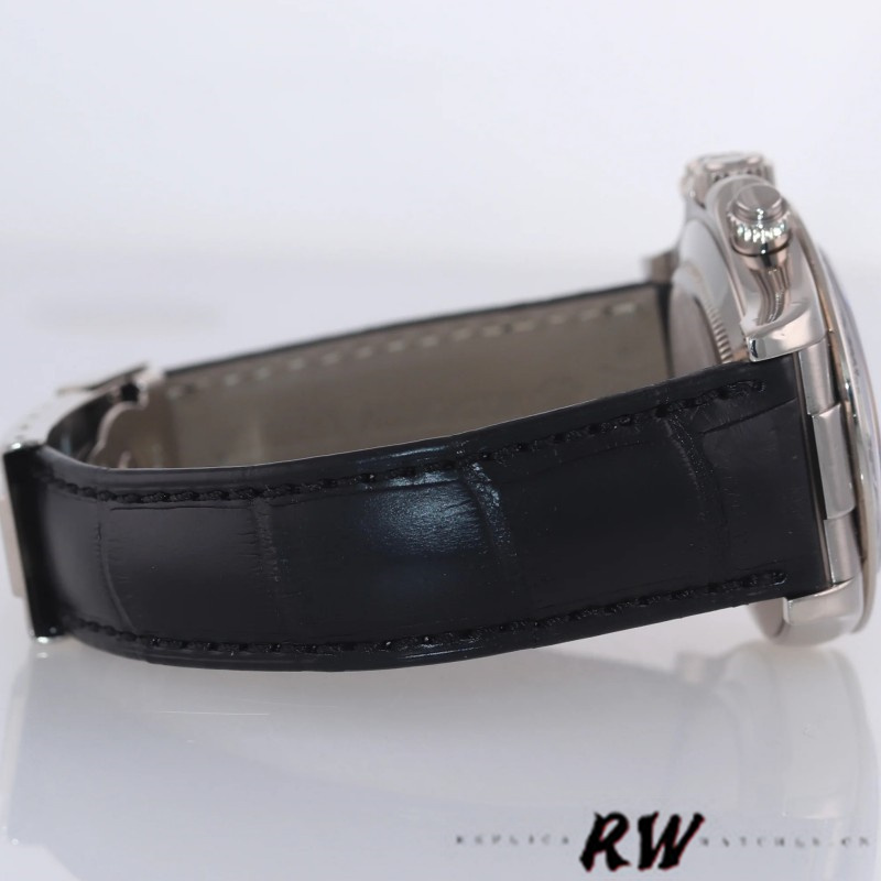 Rolex Daytona 116519 Black Racing Dial Leather strap 40mm Mens Replica Watch