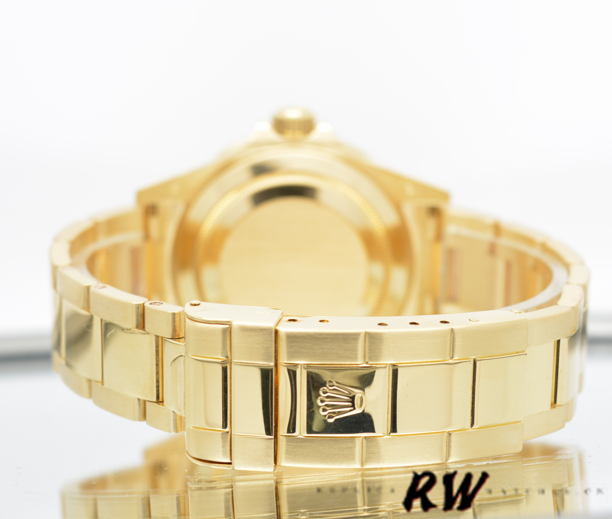 Rolex Submariner 16618 Yellow Gold Black Dial 40mm Mens Replica Watch