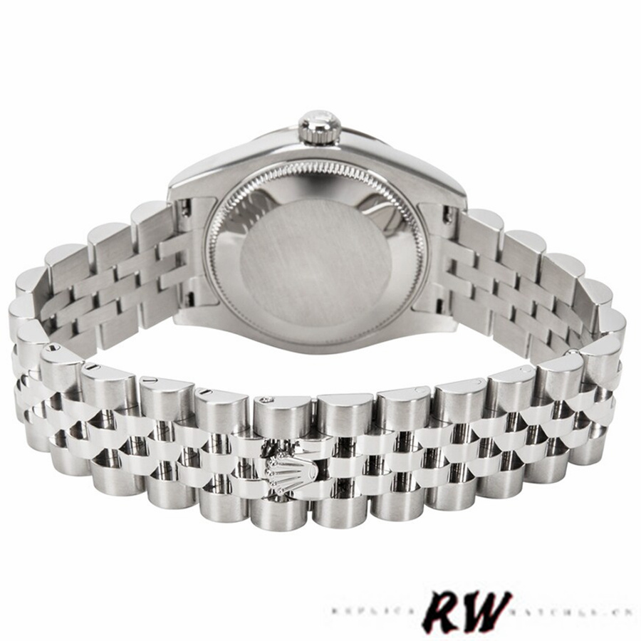 Rolex Datejust 178344 Black MOP Roman Dial 31MM Lady Replica Watch