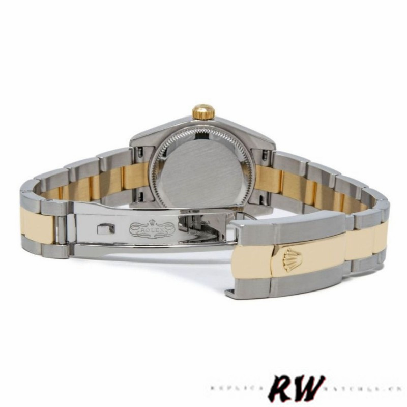 Rolex Datejust 179163 Smooth Bezel Pyramid Ivory Dial 26MM Lady Replica Watch