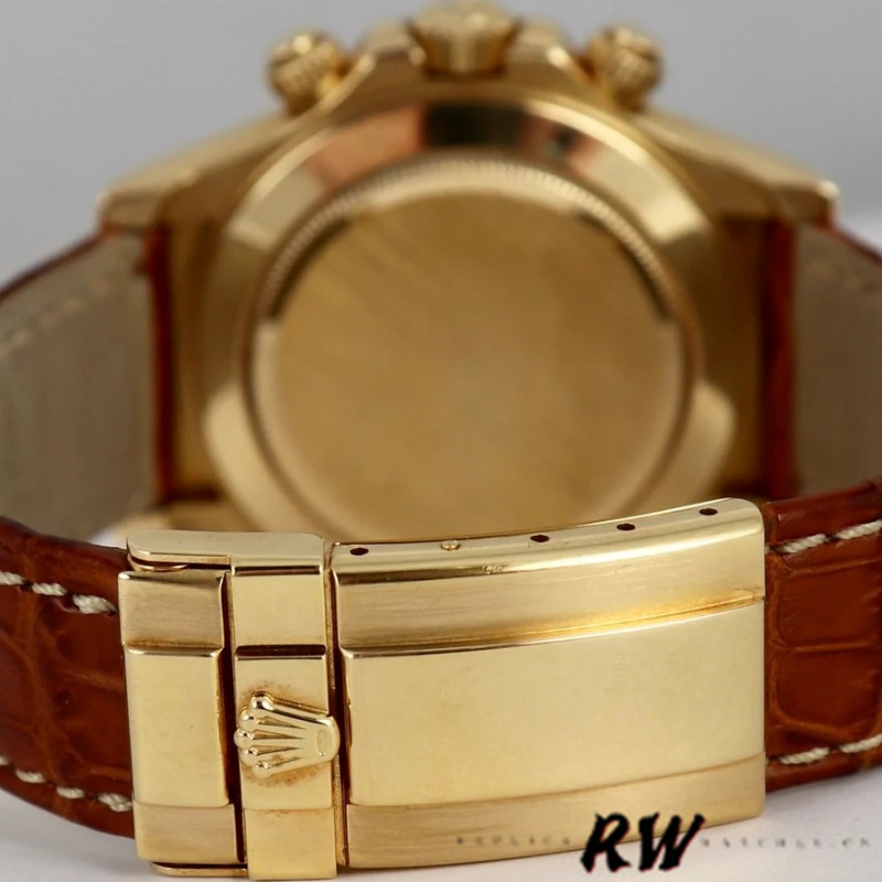 Rolex Cosmograph Daytona 116518 Brown Leather Strap 40mm Mens Replica Watch