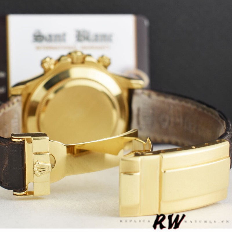 Rolex Daytona 116518 MOP Diamond Dial Yellow Gold 40mm Mens Replica Watch