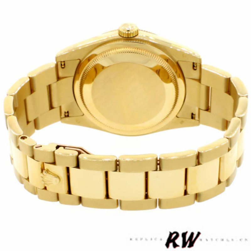 Rolex Day-Date 118238 Arabic Numeral Wave Champagne Dial 36mm Unisex Replica Watch