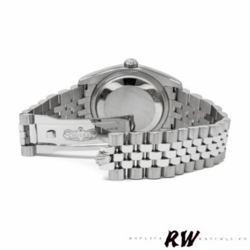 Rolex Datejust 116244 Silver Dial Diamonds 36mm Lady Replica Watch