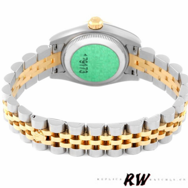 Rolex Datejust 179173 Concentric Circle Blue Dial Fluted Bezel 26MM Lady Replica Watch