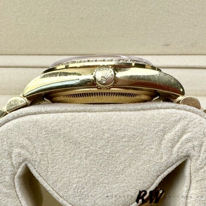 Rolex Day-Date 118388 Black Diamond Dial 36mm Unisex Replica Watch