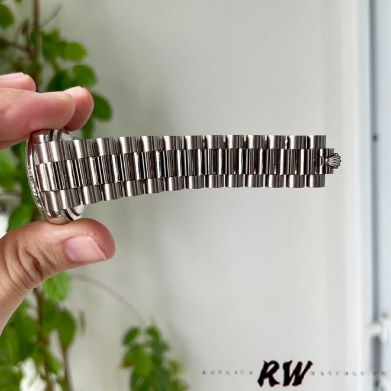 Rolex Day-Date 118239 MOP Black Dial 36mm Unisex Replica Watch