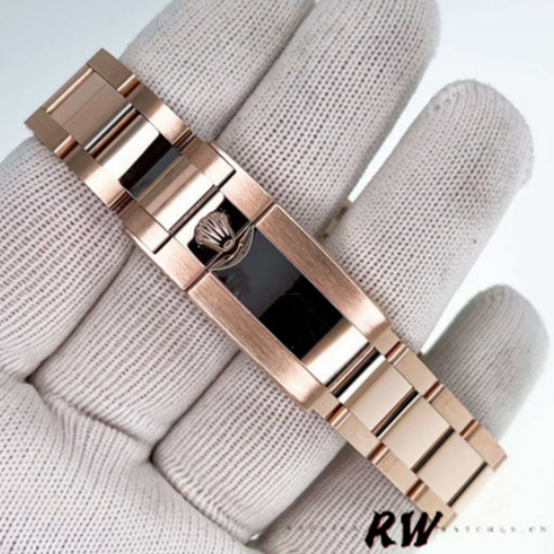 Rolex Daytona m116505 Everose Gold Meteorite Grey Dial 40MM Mens Replica Watch