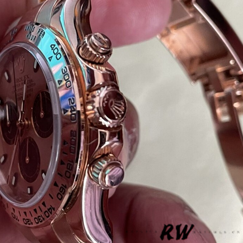 Rolex Daytona 126505 Everose Gold Sundust Panda Dial 40MM Mens Replica Watch