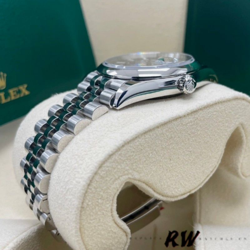 Rolex Datejust 126200 Stainless Steel Automatic Blue Motif Wave Dial 36MM Unisex Replica Watch