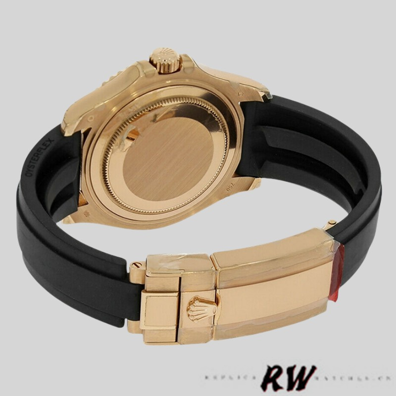 Rolex Yacht-Master 116695 Black Rubber Strap Brown Dial 40MM Mens Replica Watch