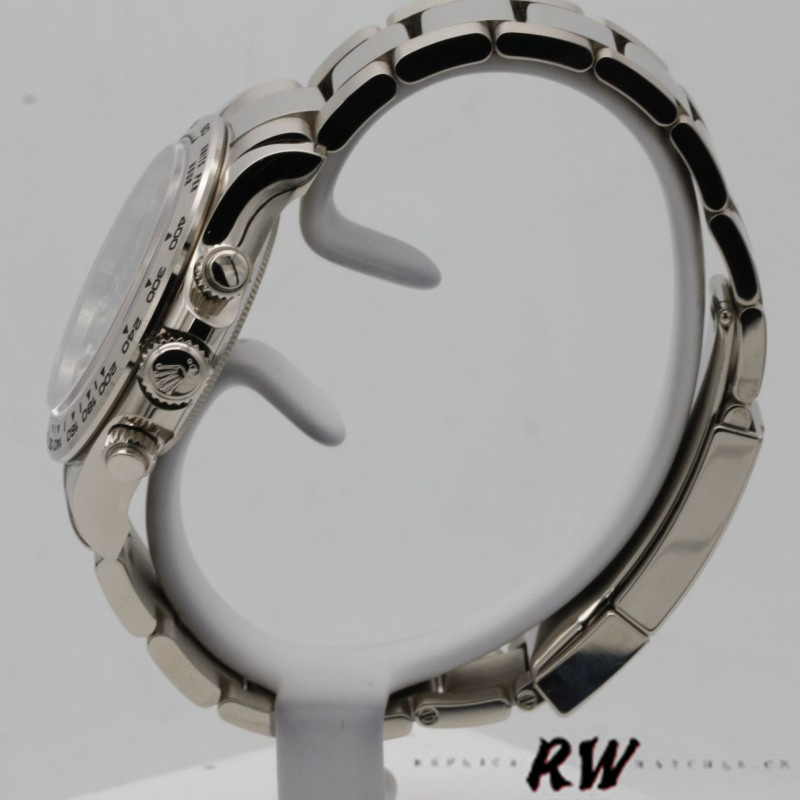 Rolex Cosmograph Daytona 116509 Black Dial White Gold 40MM Mens Replica Watch