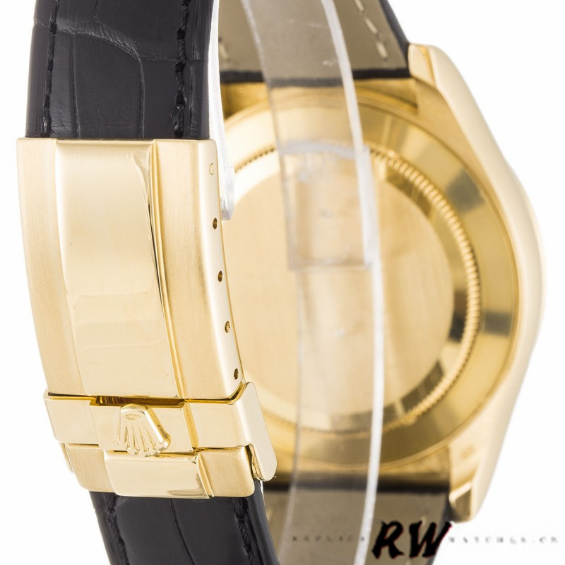 Rolex Cosmograph Daytona 116518 Champagne Dial Yellow Gold Bezel 40mm Mens Replica Watch