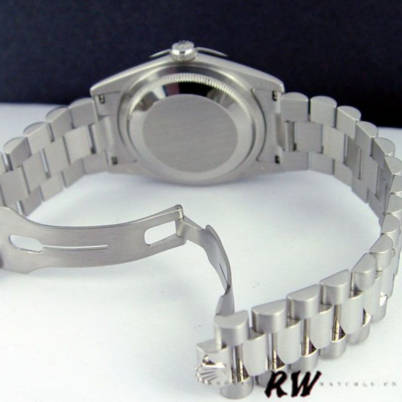 Rolex Day Date 118346 Rhodium Grey Dial 36mm Unisex Replica Watch