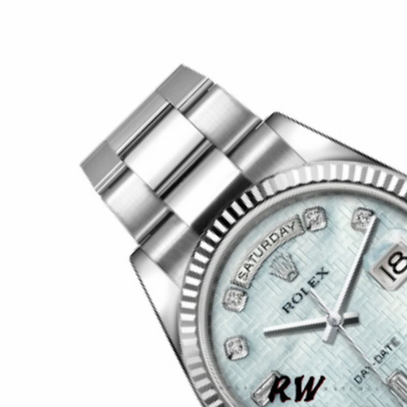 Rolex Day-Date 118239 Mother of Pearl White Dial 36mm Unisex Replica Watch