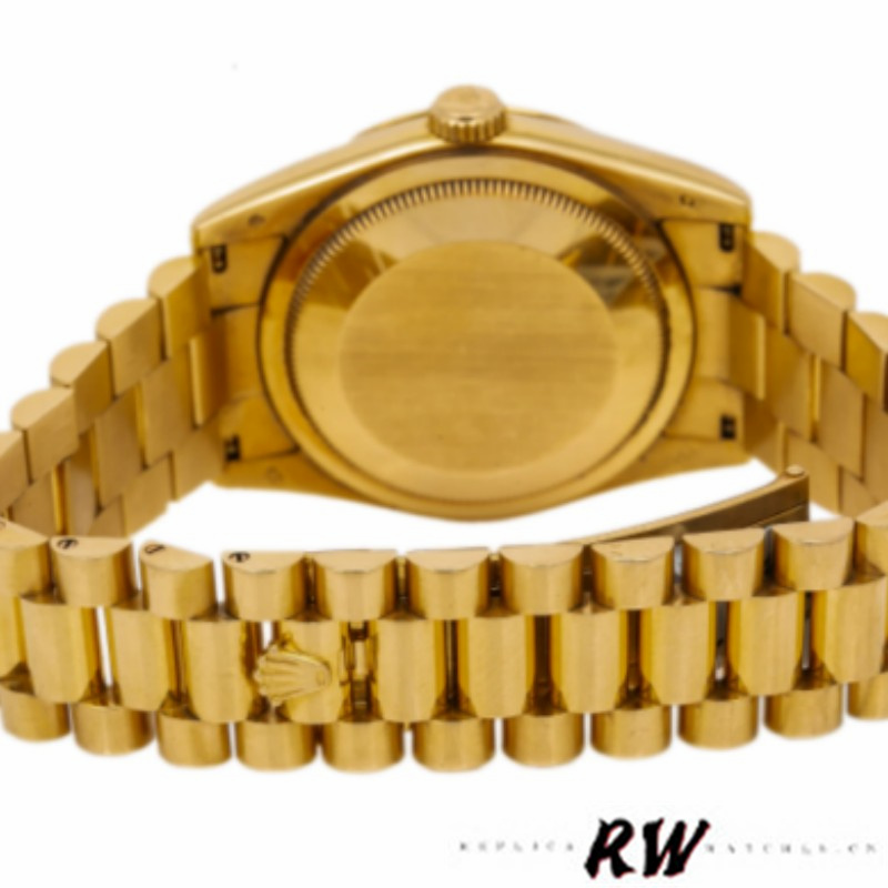 Rolex Day-Date 118208 Champagne Dial Roman Numerals 36mm Unisex Replica Watch