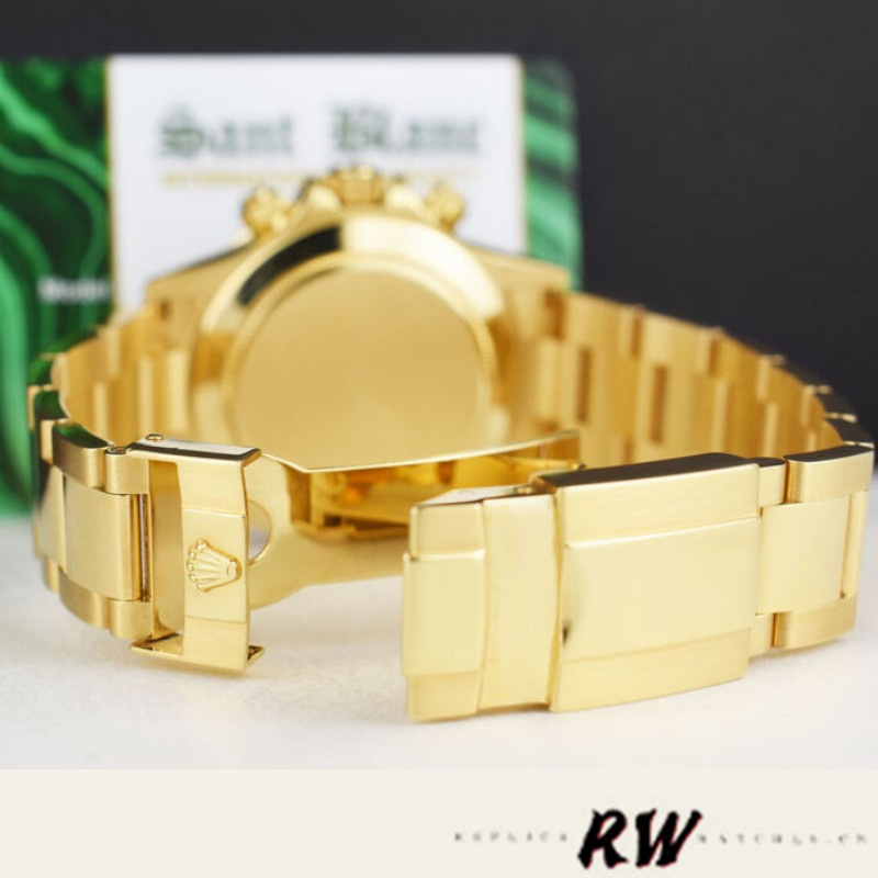 Rolex Cosmograph Daytona 116528 Black MOP Diamond Dial 40MM Mens Replica Watch