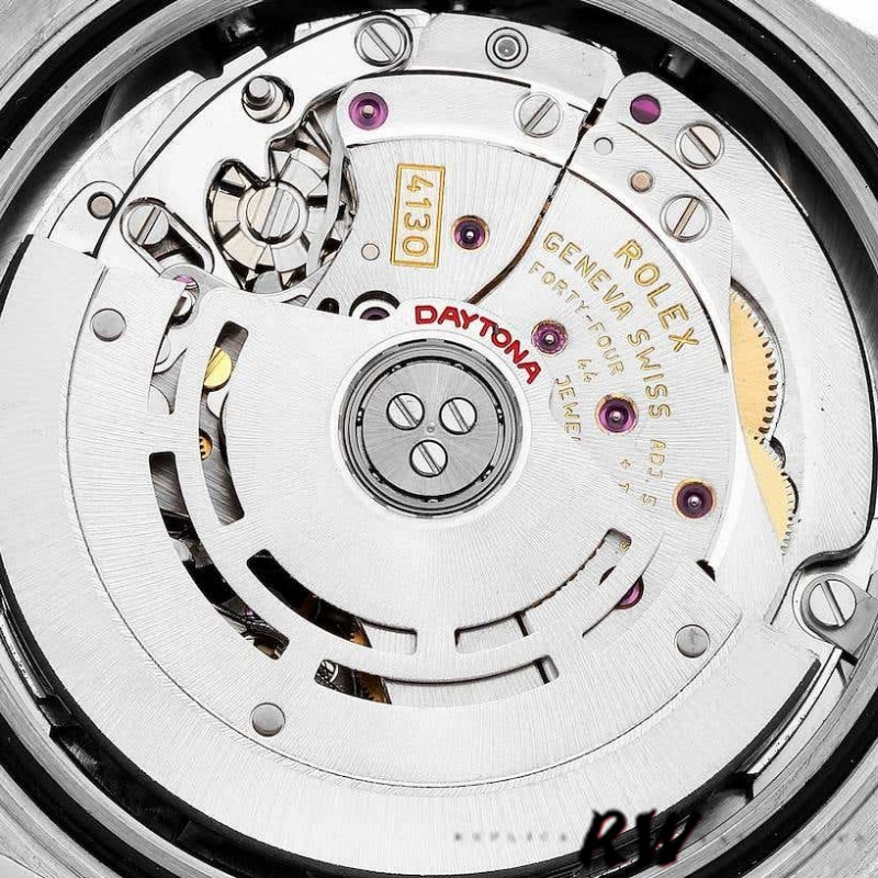 Rolex Daytona 116519 Panda Dial Blue Leather Strap 40mm Mens Replica Watch