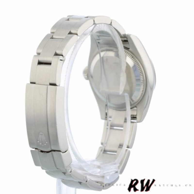 Rolex Oyster Perpetual 176200 Rhodium Grey Roman Numeral Dial 26mm Lady Replica Watch