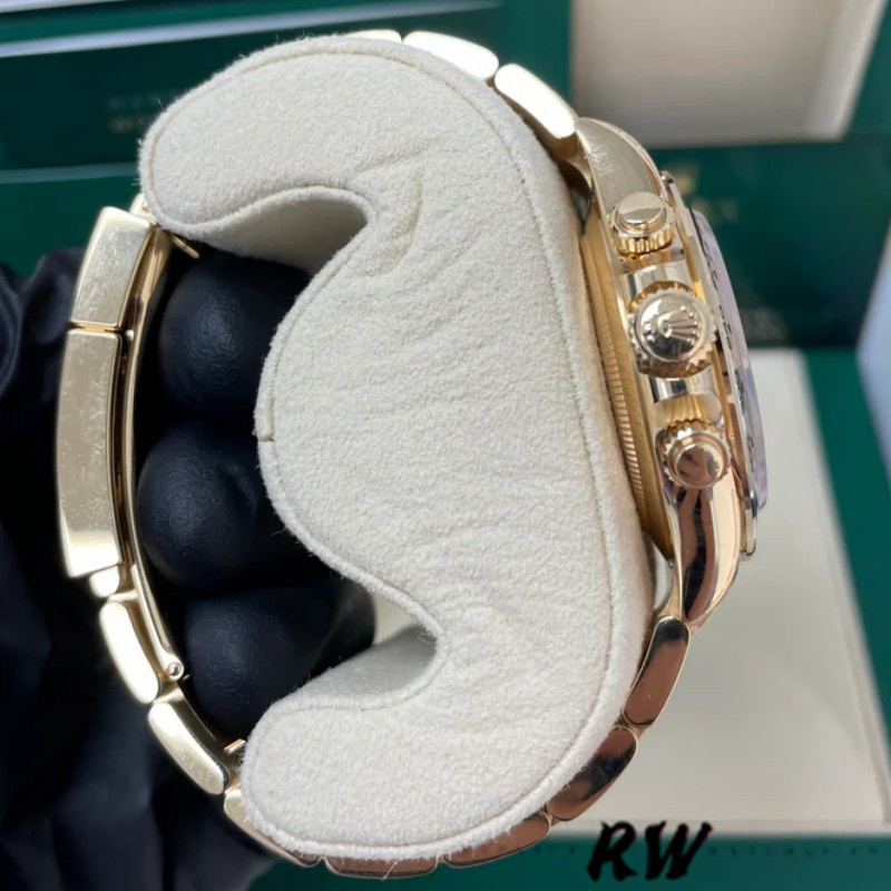 Rolex Daytona 116508 Yellow Gold White Index Dial 40MM Mens Replica Watch
