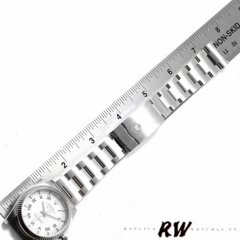 Rolex Oyster Perpetual Air-King 114234 White Dial 34mm Unisex Replica Watch