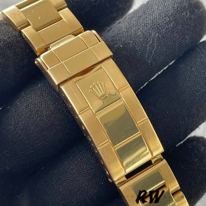 Rolex Submariner 16618 Yellow Gold Champagne Dial 40mm Mens Replica Watch