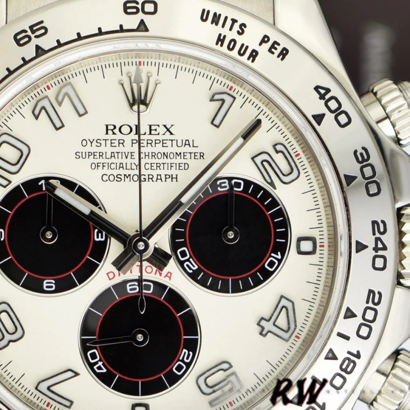 Rolex Daytona 116519 Panda Dial Chocolate Leather Strap 40mm Mens Replica Watch