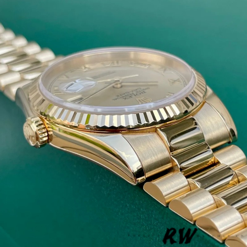 Rolex Day-Date 118238 Champagne Dial 36mm Unisex Replica Watch