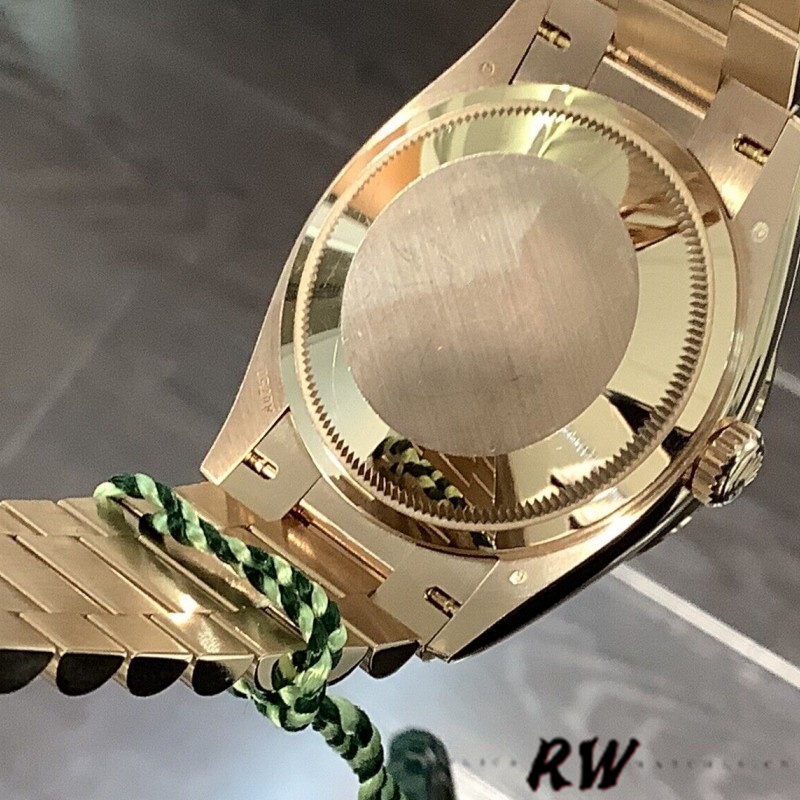 Rolex Day-Date 128345RBR Brown Ombre Dial Everose Gold 36MM Unisex Replica Watch