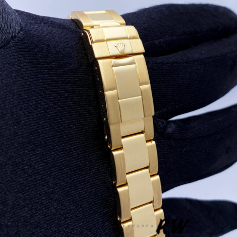 Rolex Yacht-Master 168628 White Dial Yellow Gold 35MM Unisex Replica Watch