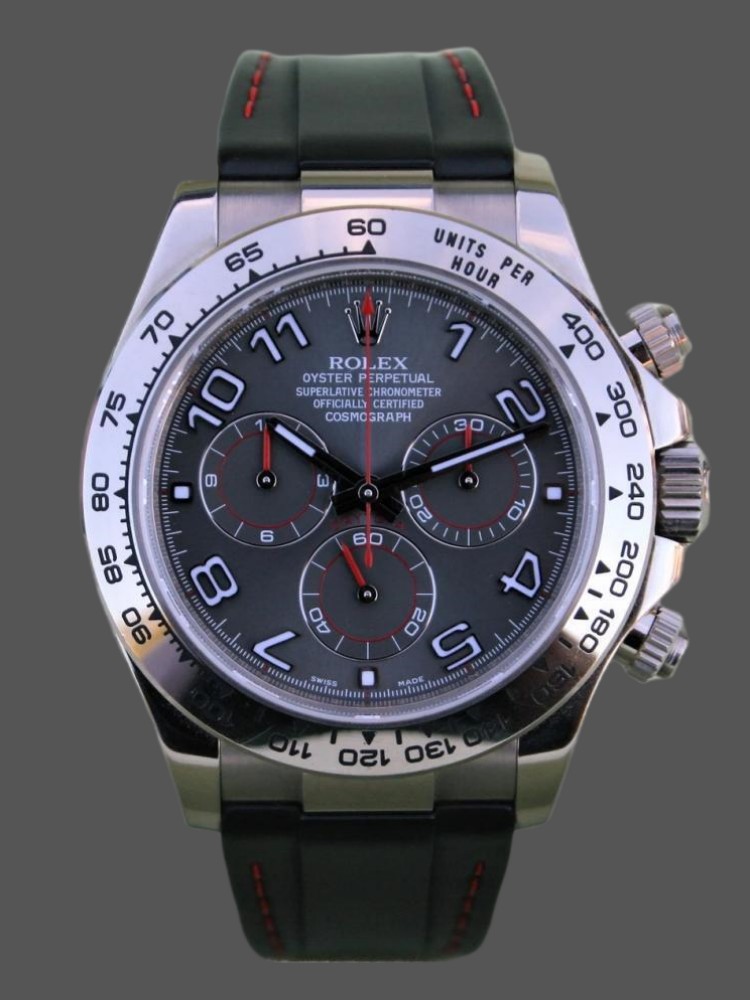 Rolex Cosmograph Daytona 116519 Grey Racing Dial 40mm Mens Replica Watch