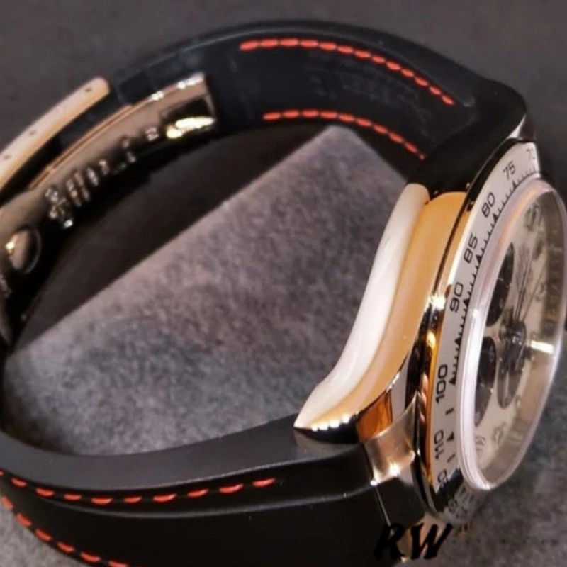 Rolex Daytona 116519 Panda Dial Black Rubber Strap 40mm Mens Replica Watch