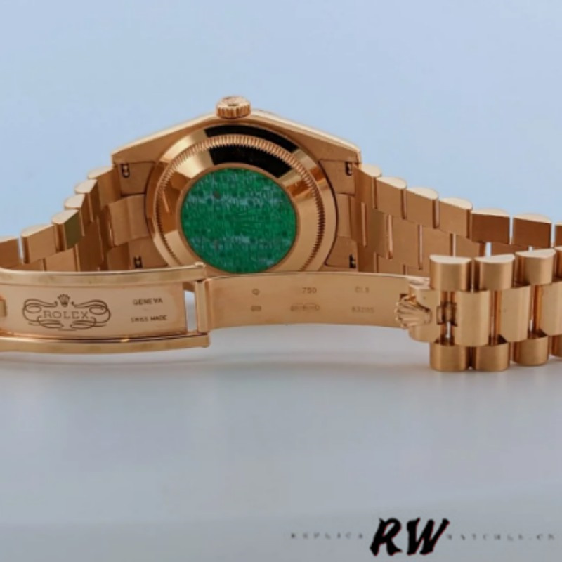 Rolex Day-Date 118235 Pink Roman Numeral dial 36mm Lady Replica Watch