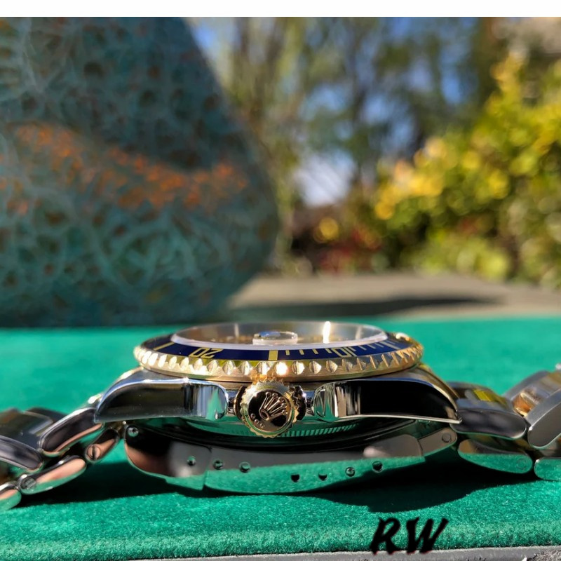 Rolex Submariner Date 16613 Champagne Serti Dial 40mm Mens Replica Watch