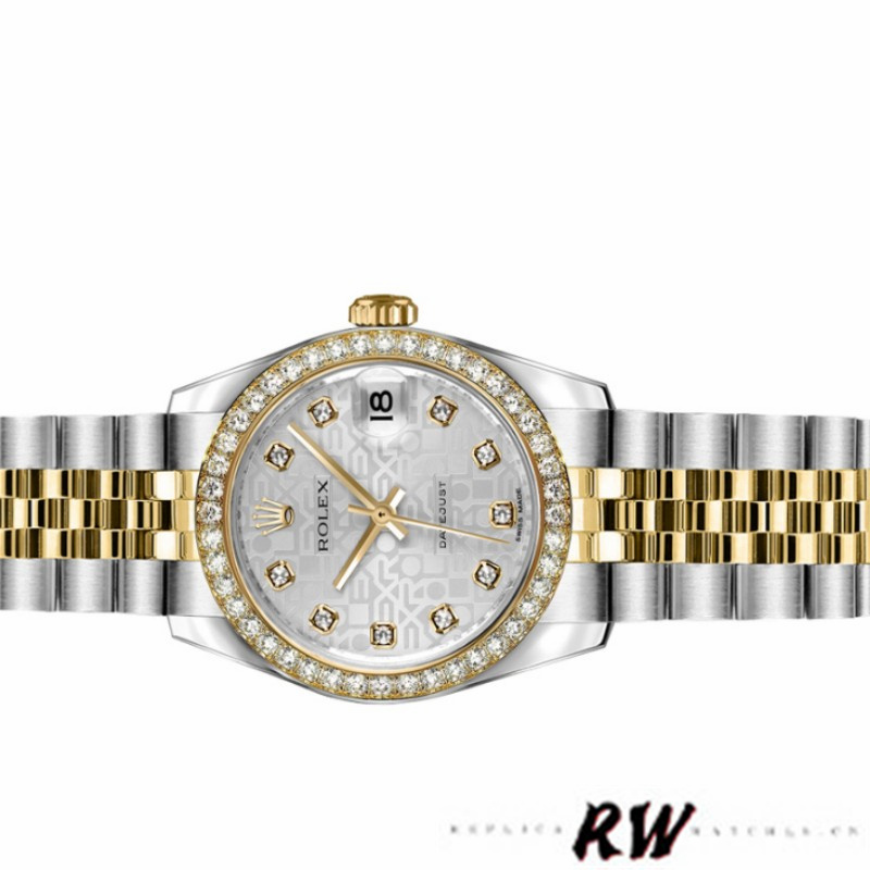 Rolex Datejust 179383 Silver Jubilee Dial 26MM Lady Replica Watch