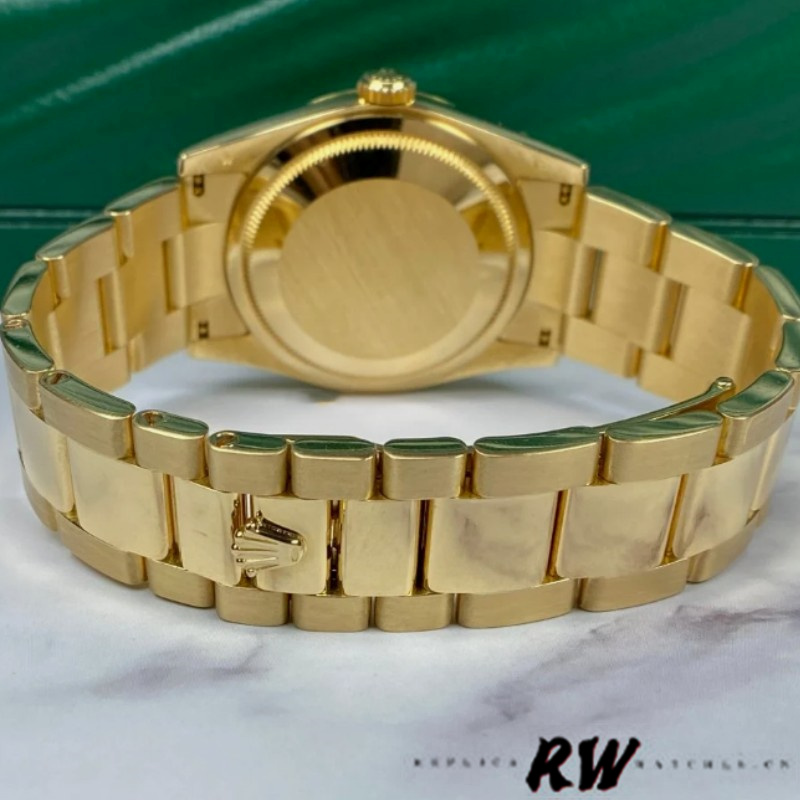 Rolex Day-Date 118238 Roman Numeral Pyramid Ivory Dial 36mm Unisex Replica Watch