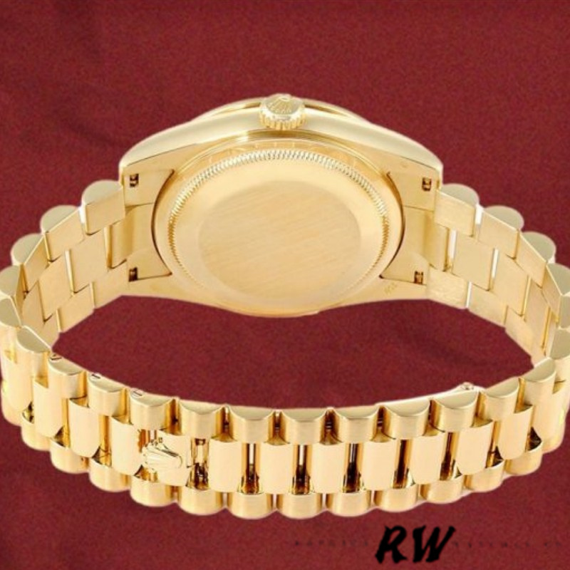 Rolex Day Date 118348 Champagne dial Yellow Gold 36mm Unisex Replica Watch