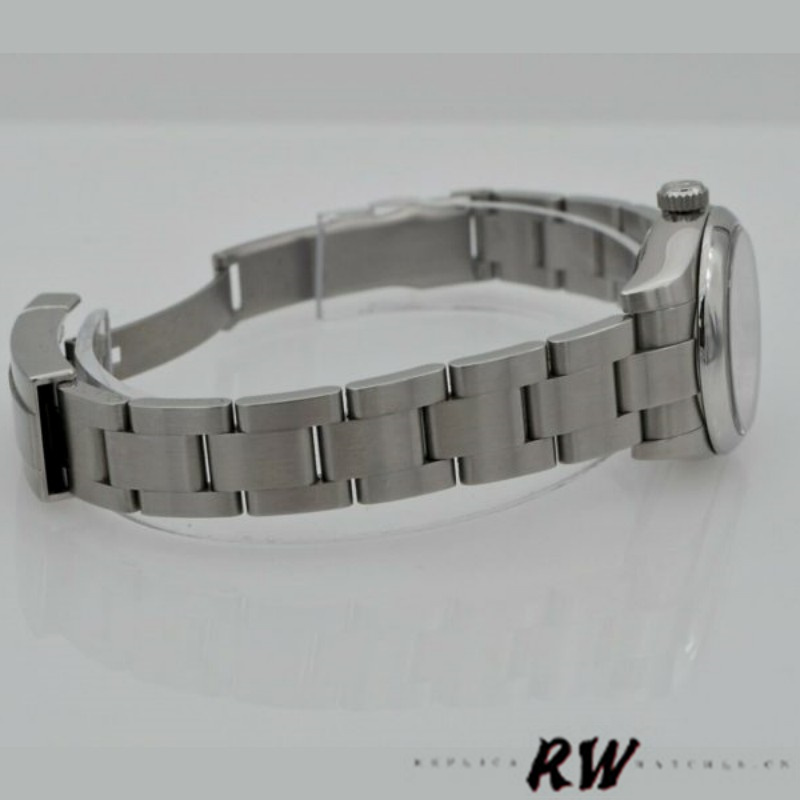 Rolex Oyster Perpetual 176200 Silver Dial Pink Luminous Markers 26MM Lady Replica Watch